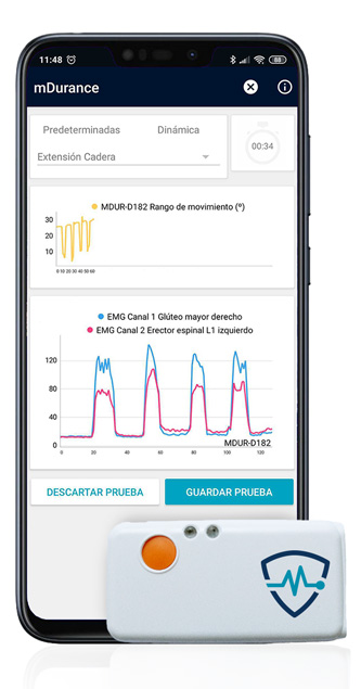 app movil y sensor inalámbrico mDurance fisioterapia app movil y sensor inalámbrico mDurance fisioterapia