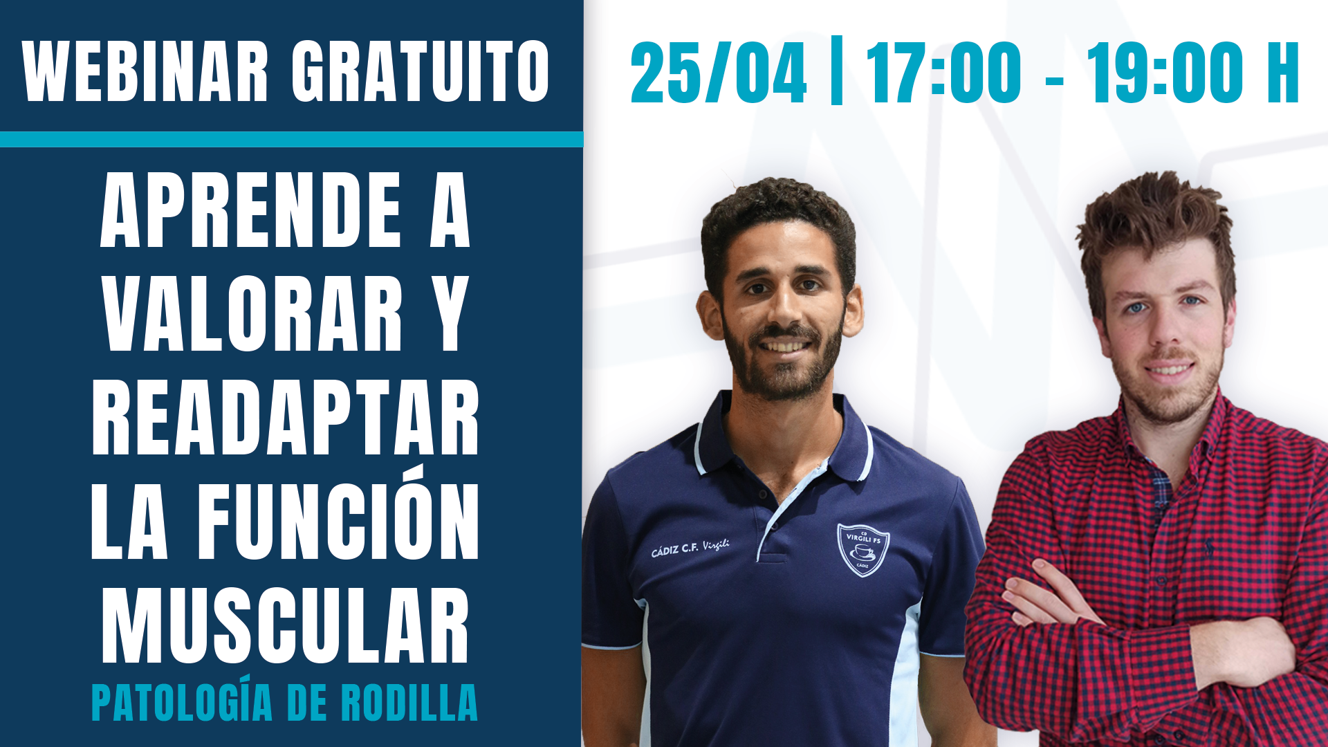 webinar readaptación de lesiones de rodilla